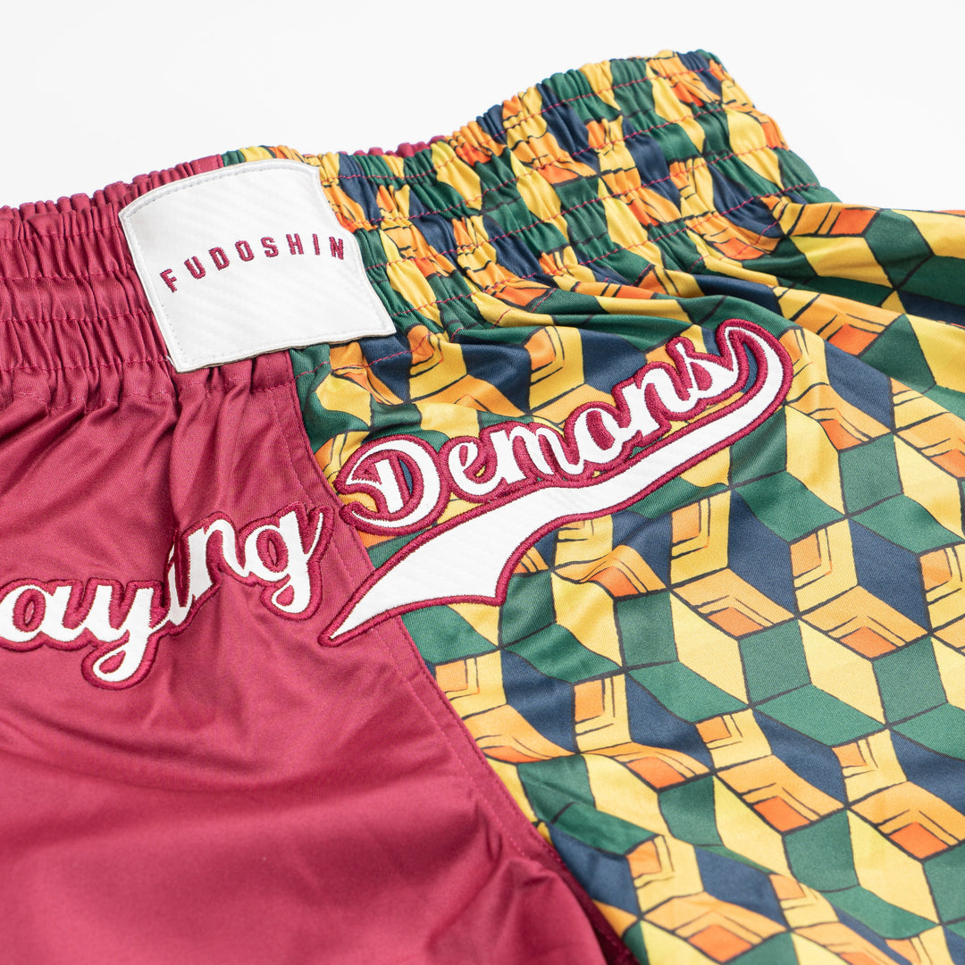 'Slaying Demons' Muay Thai Shorts - Fudoshin