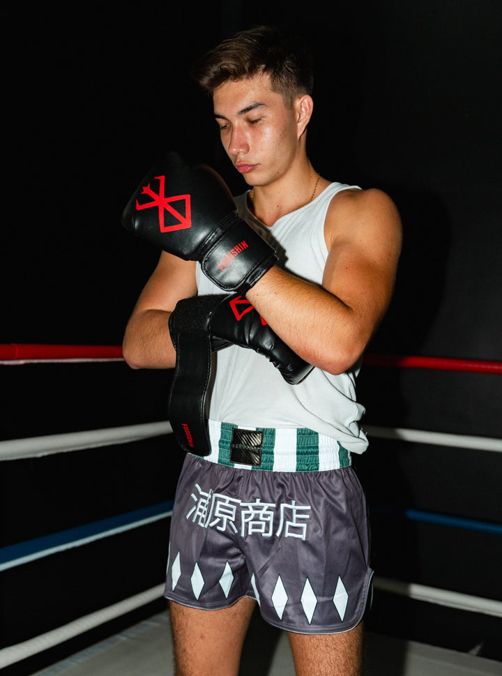 'Shopkeeper' Muay Thai Shorts - Fudoshin