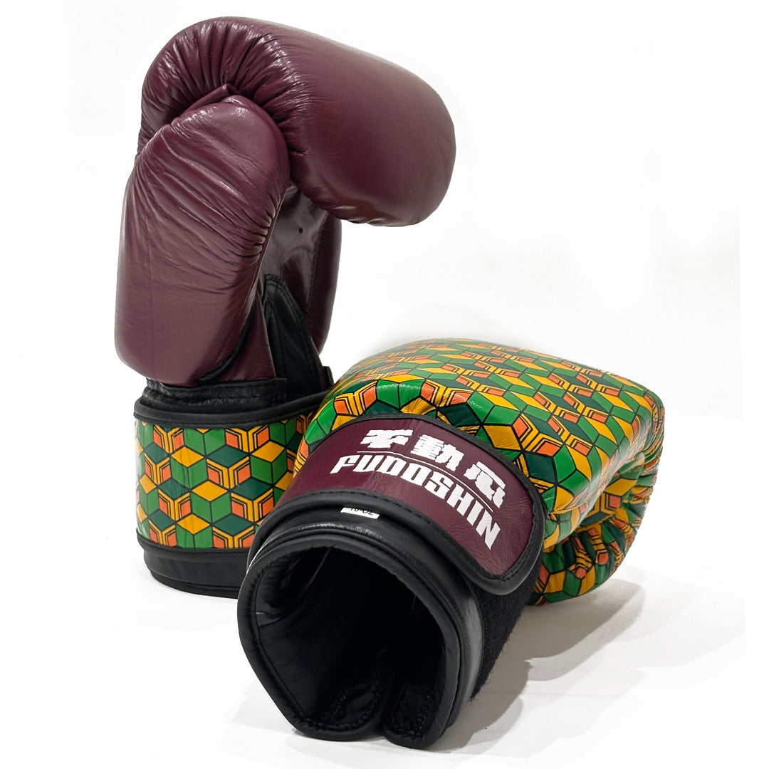 Boxing Slayer Slaying Demons Leather Boxing Gloves | Fudoshin