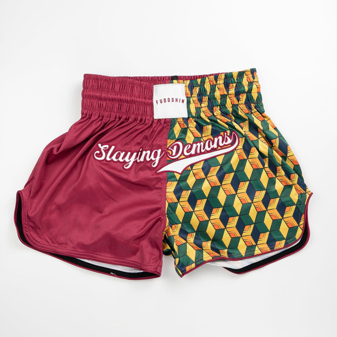 'Slaying Demons' Muay Thai Shorts - Fudoshin