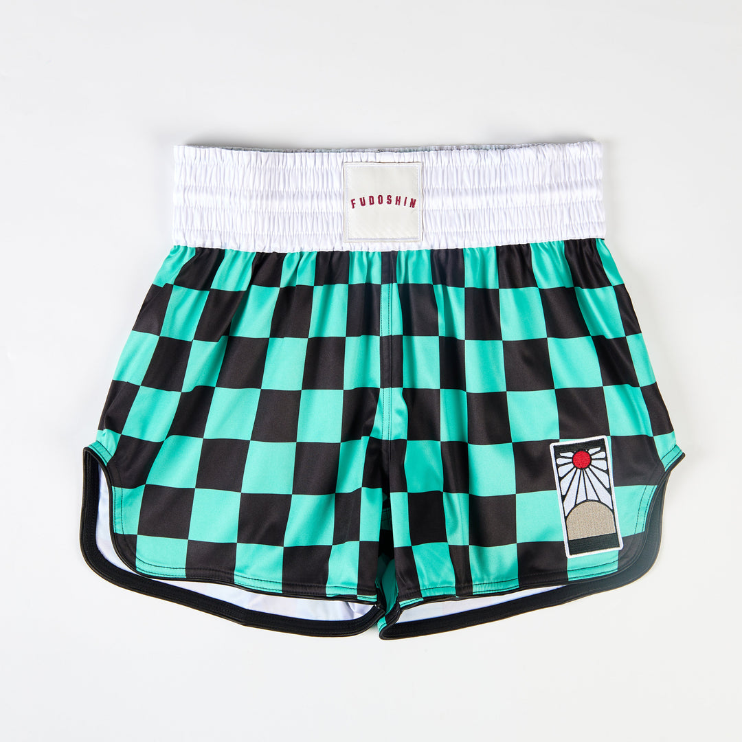 'Sun Breathing' Muay Thai Shorts - Fudoshin