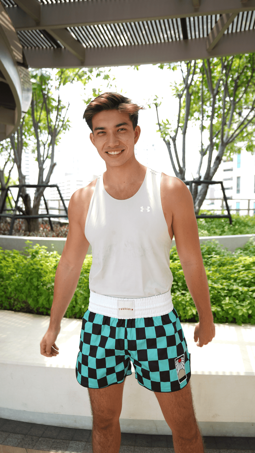 'Sun Breathing' Muay Thai Shorts - Fudoshin